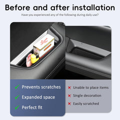 MARCHFA Cadillac XT5 rear door organizer stores small items neatly.