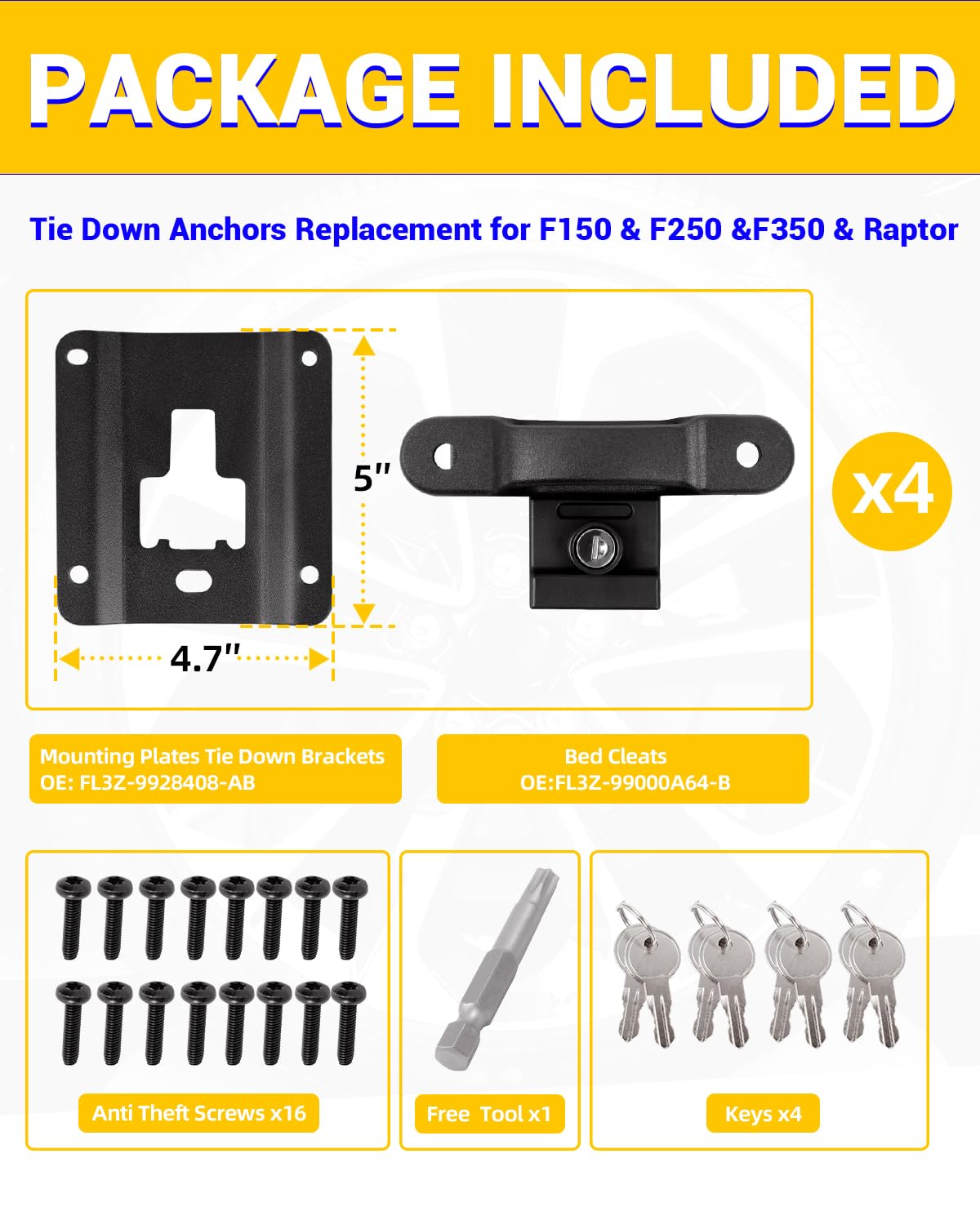 Mardarth compatible with 2015-2025 F-Series trucks for versatile bed organization.