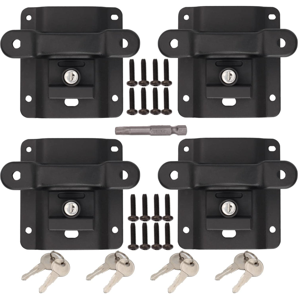 Mardarth tie down anchors bed cleats secure cargo in the truck bed during transit.