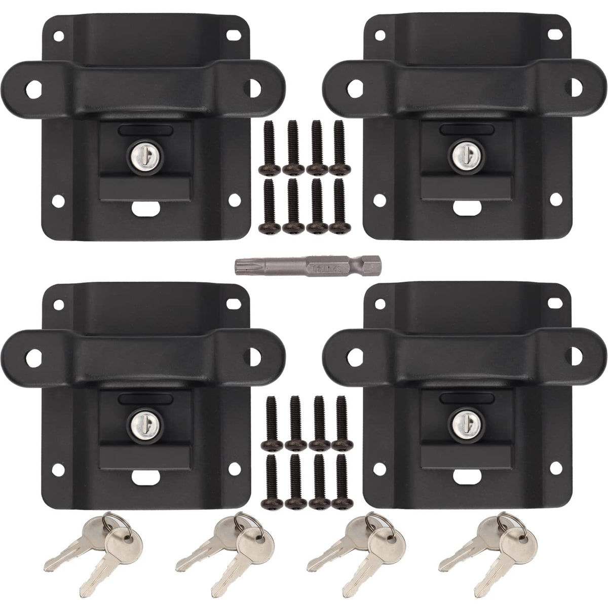 Mardarth tie down anchors bed cleats secure cargo in the truck bed during transit.