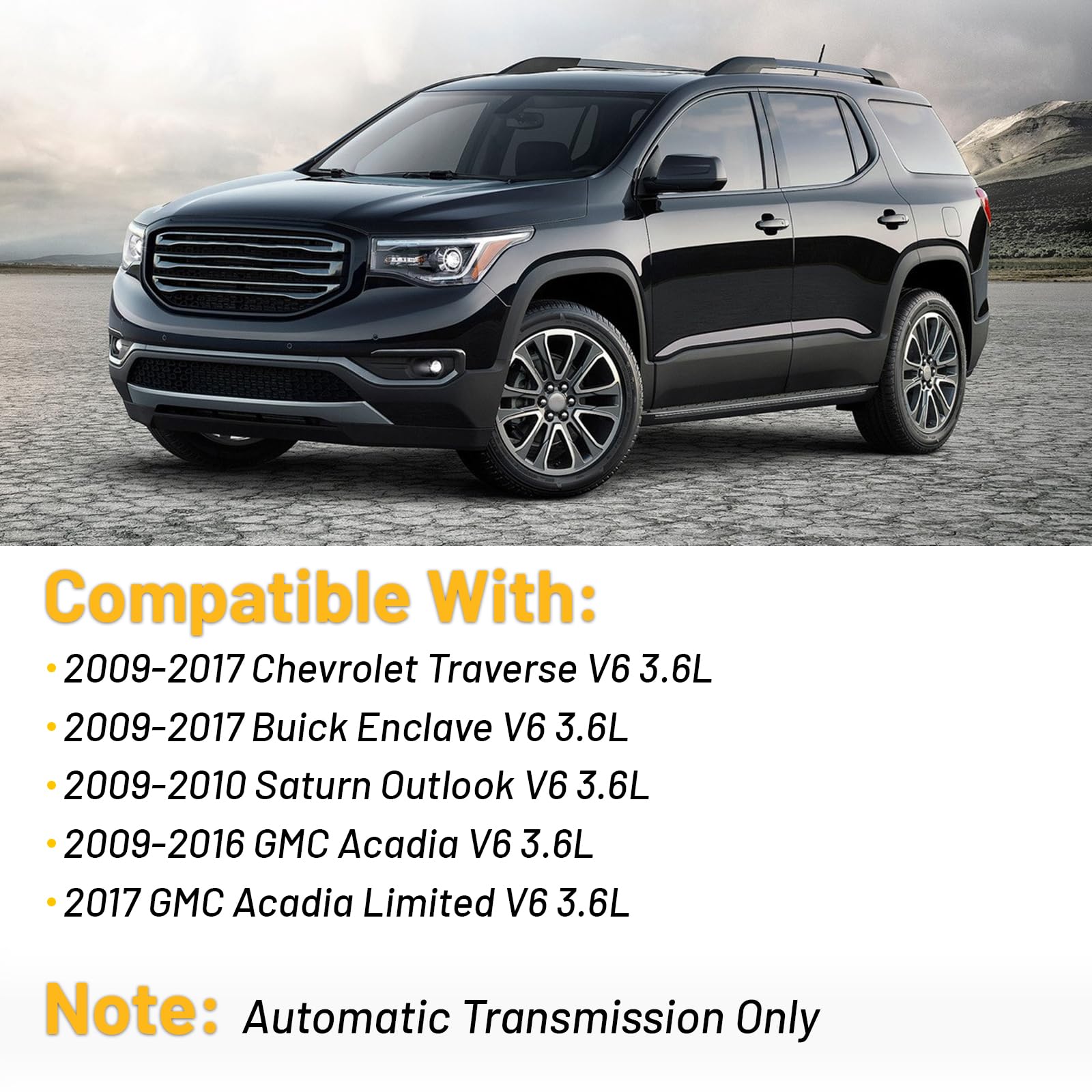 Mardarth Traverse rear engine mount A5548HY minimizes engine movement and cabin noise.