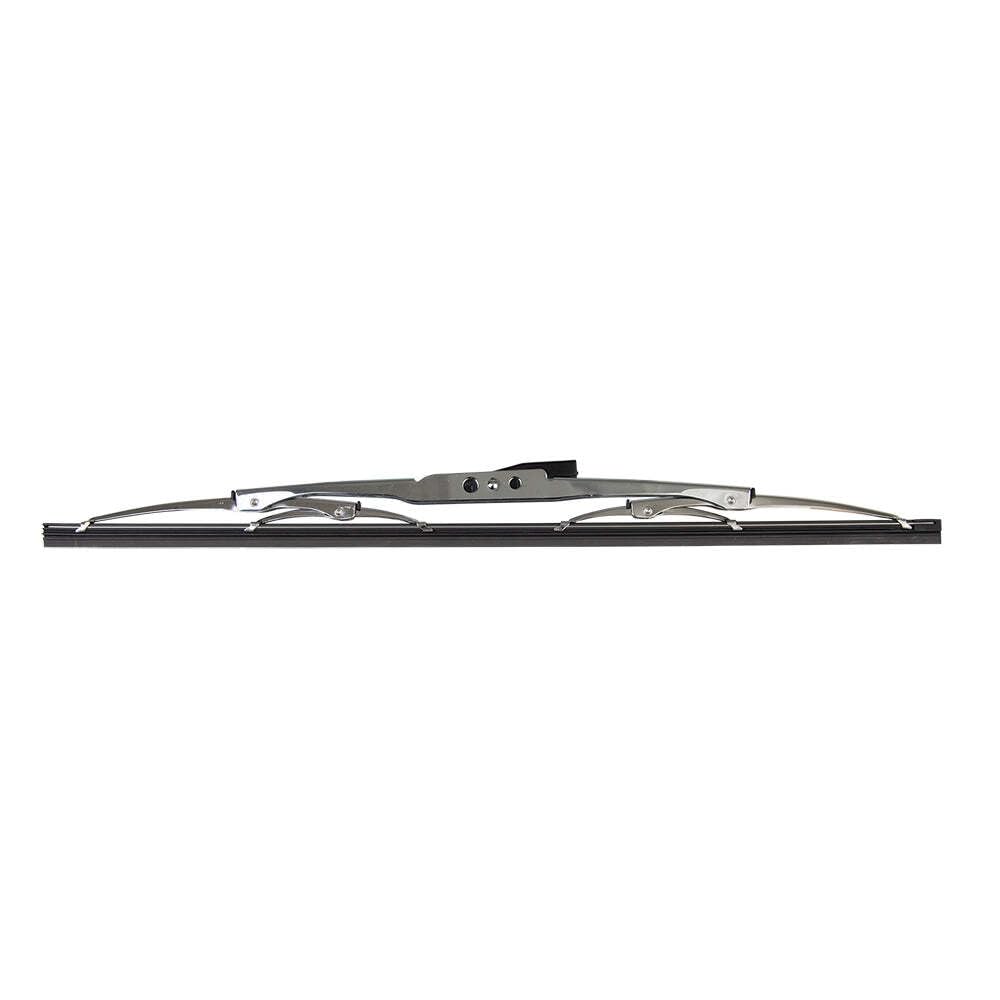 Marinco 34014S deluxe stainless steel wiper blade for curved marine windshields delivers durable, corrosion-resistant performance.