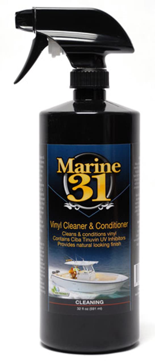 Marine 31 Vinyl Cleaner & Conditioner bottle for easy vinyl protection