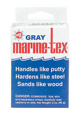 Marine-Tex Might Repair Kit 2-ounce gray for waterproof, durable repairs on boats and gear