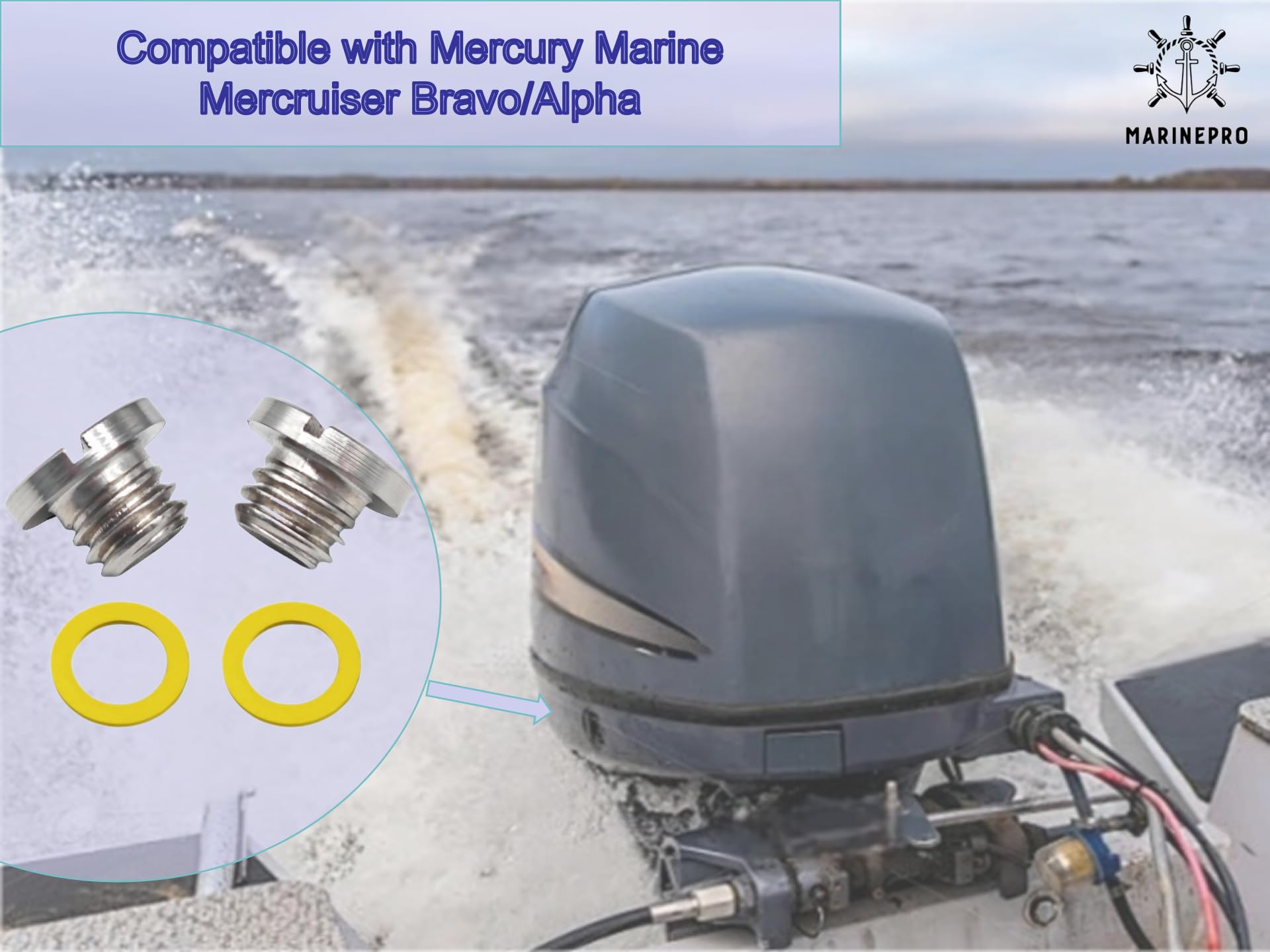 Marinepro packaging and included parts image displaying complete kit