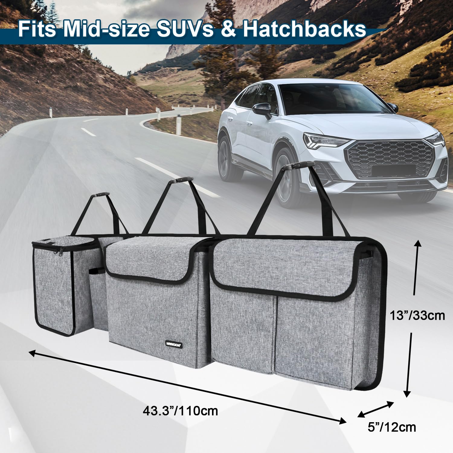 MARKSIGN Deluxe built-in cooler bag keeps drinks cool on trips