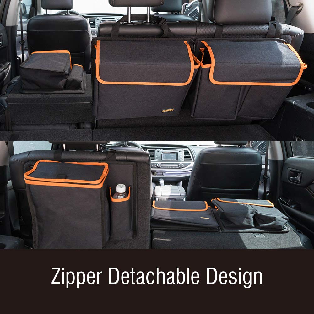 MARKSIGN Deluxe middle headrest strap adds stability on journeys.
