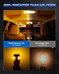 Marsauto 194 dome-light LED bulb providing even cabin illumination