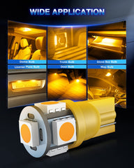 Marsauto 194 license plate LED bulb keeps plates legible in low light