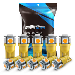 Marsauto 194 map-light LED bulb with amber glow for clear nighttime visibility