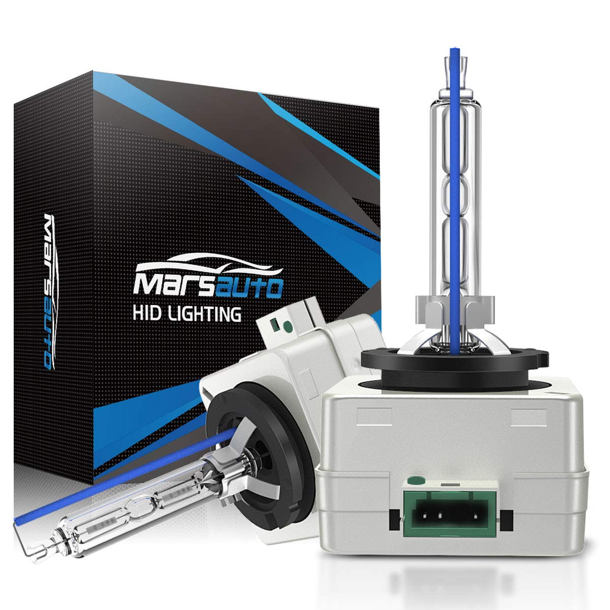 Marsauto D3S HID bulb 350-brightness improves night visibility for safer driving