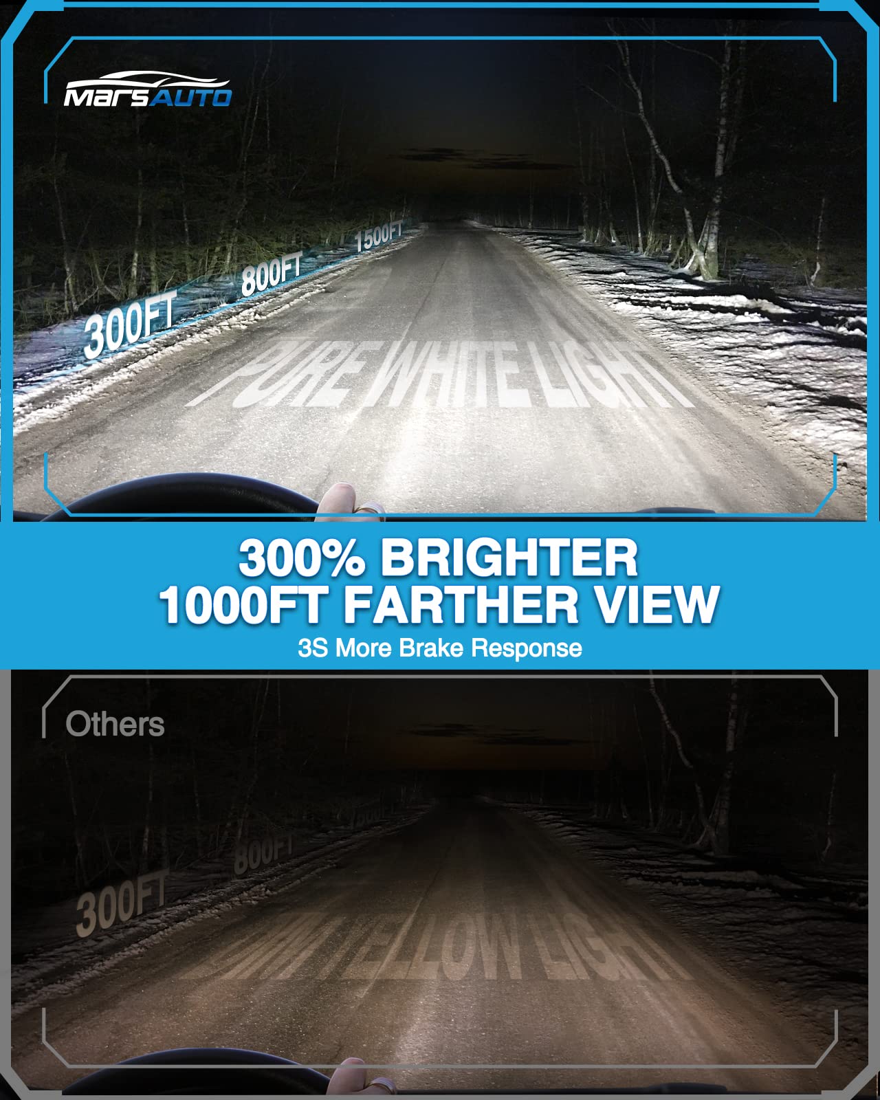 Marsauto D3S HID bulb 5-minute install simplifies replacement