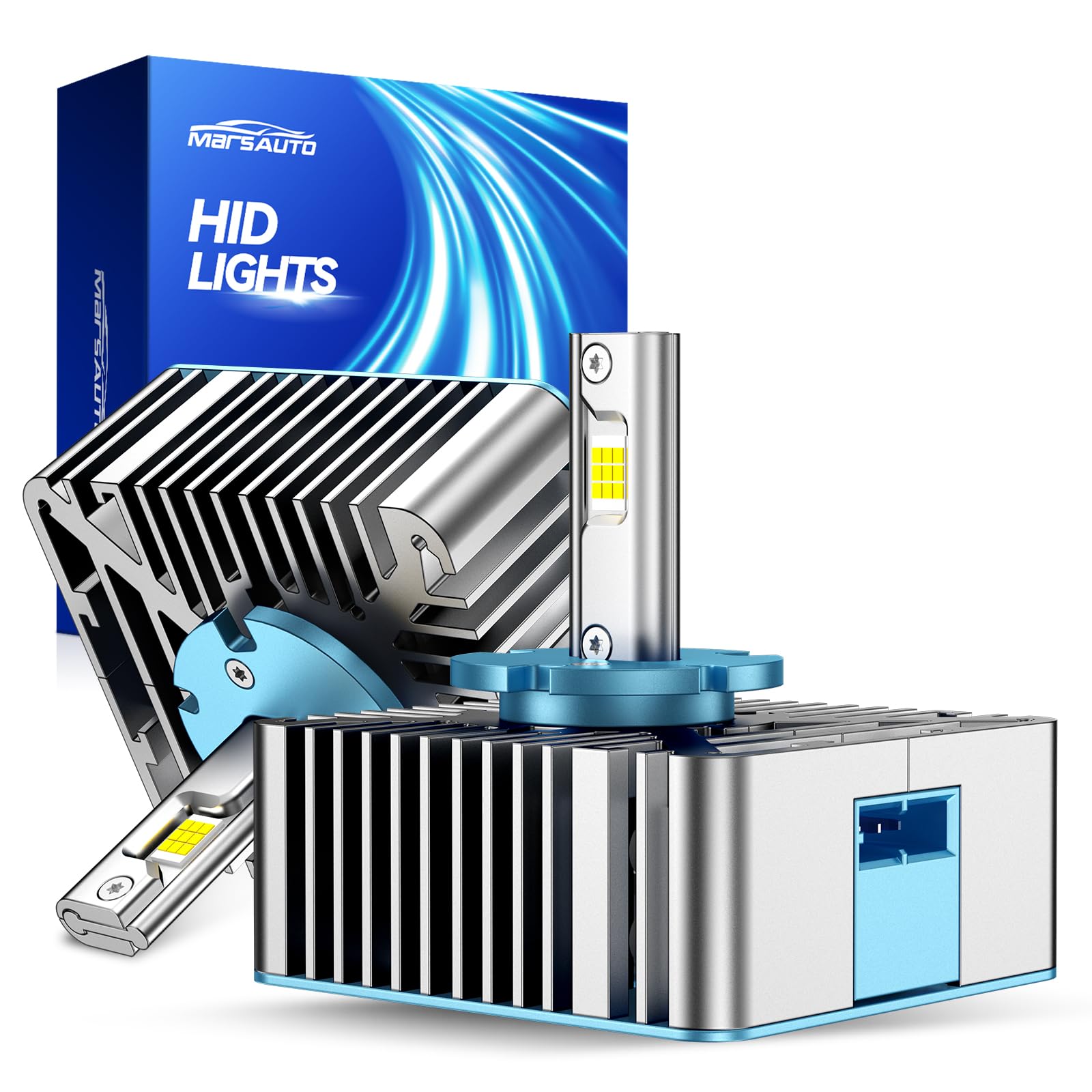 Marsauto D5S/D5R HID bulbs deliver crisp night brightness for safer driving