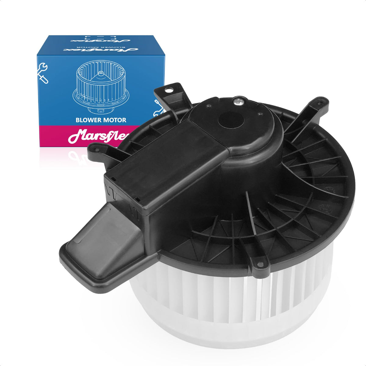 Marsflex front blower motor assembly for Dodge models delivers durable climate control.