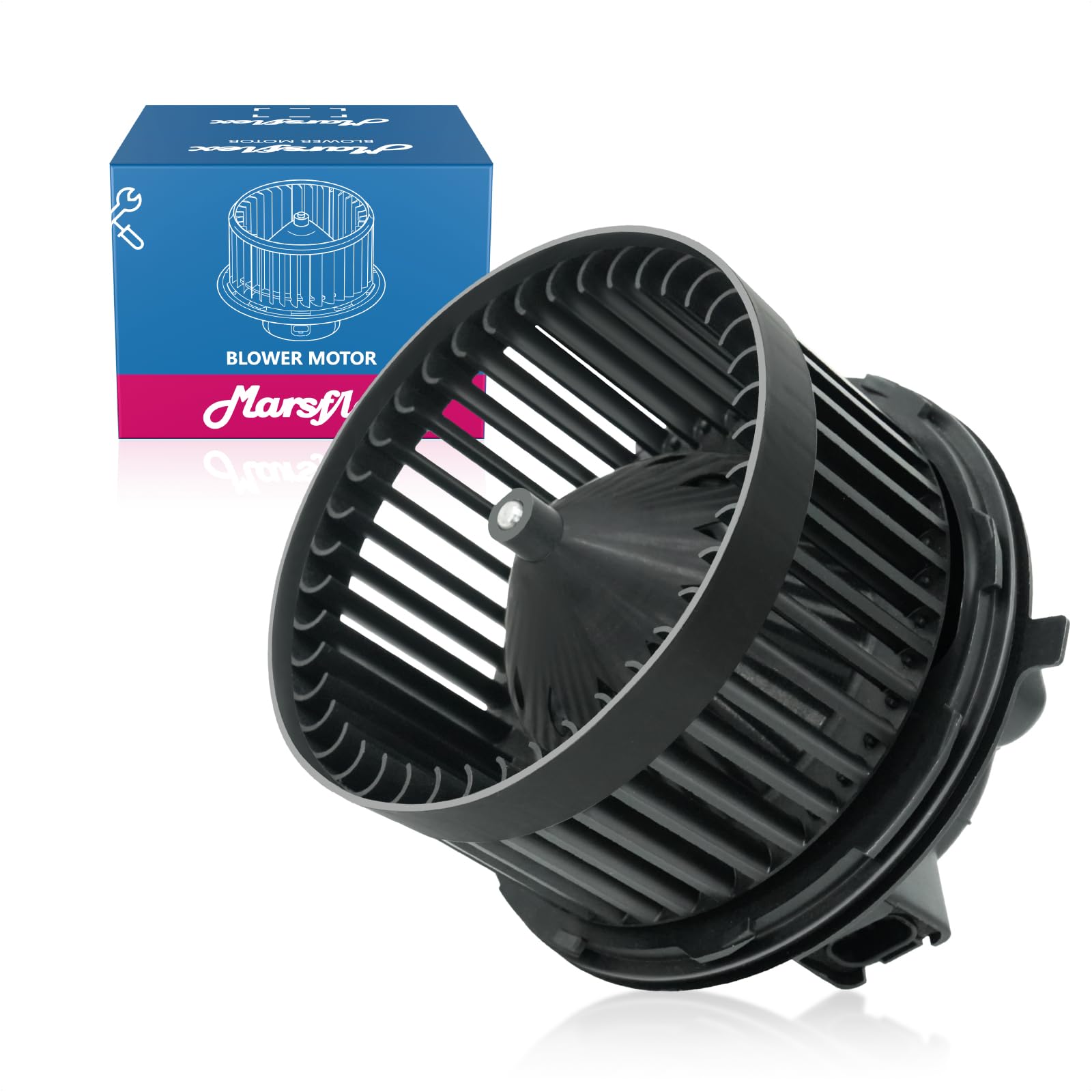 Marsflex front blower motor for Chevy Tahoe shows upgraded airflow potential and reliability.