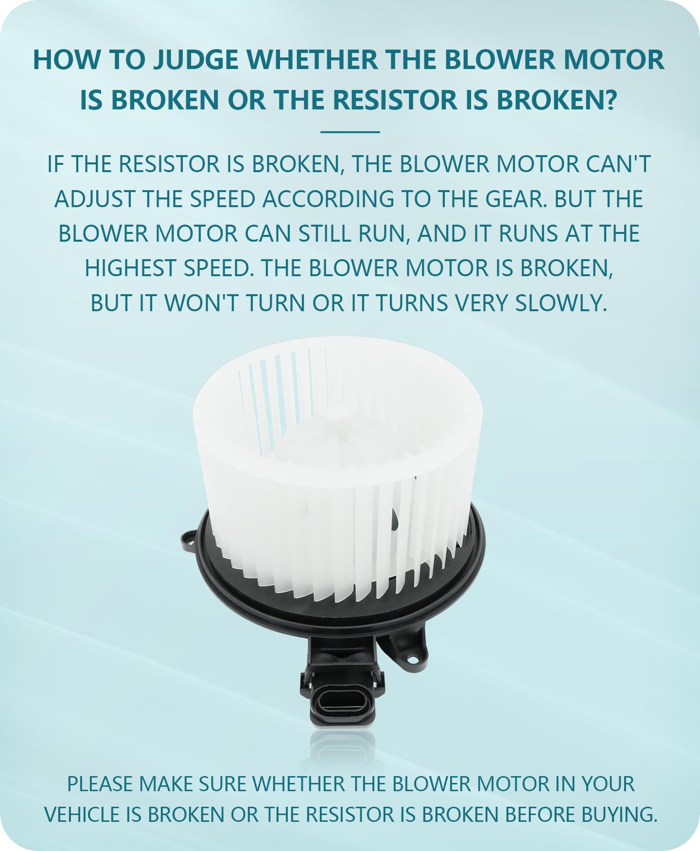 Marsflex front blower motor dust-resistance design prolonging life