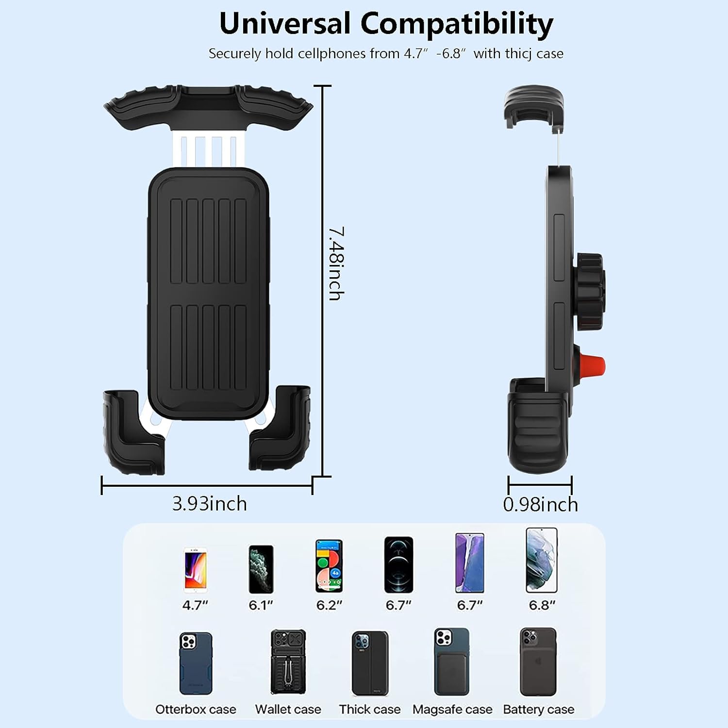 Marspeeder 360-degree swivel lets you view GPS at any angle.