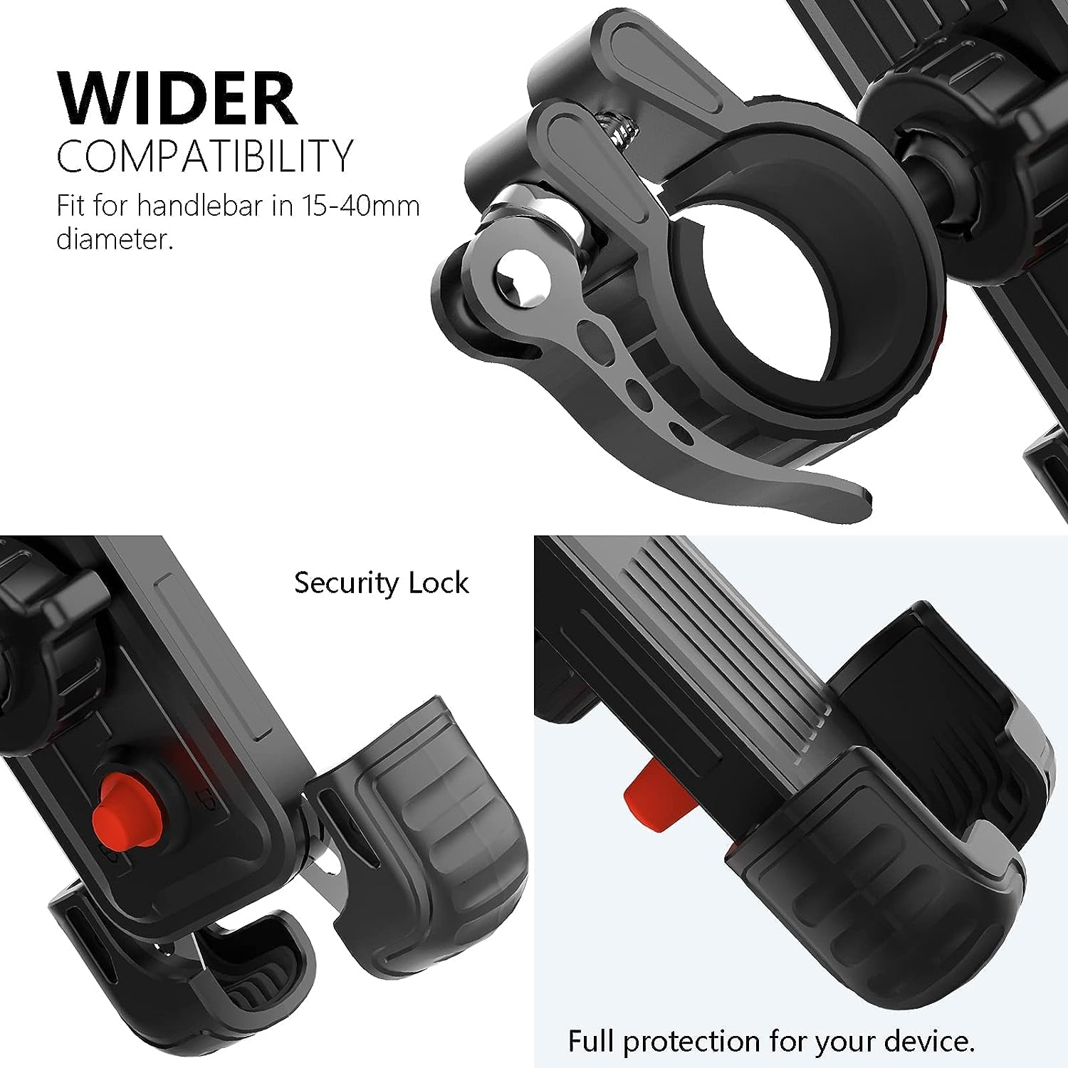 Marspeeder one-handed lock-release enables quick mounting during rides.