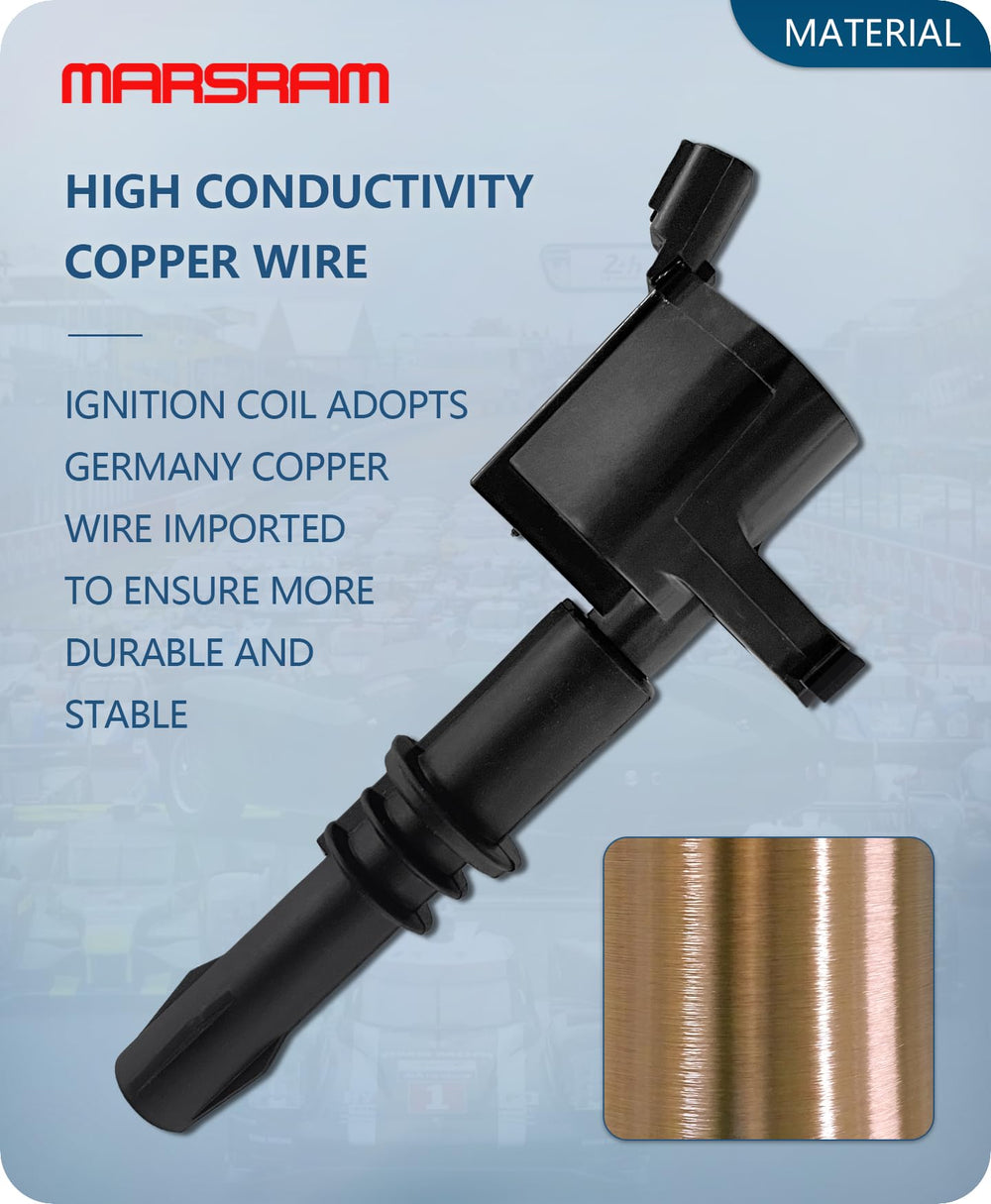 Marsram FD508 coil assembly detail reveals robust connector contacts.