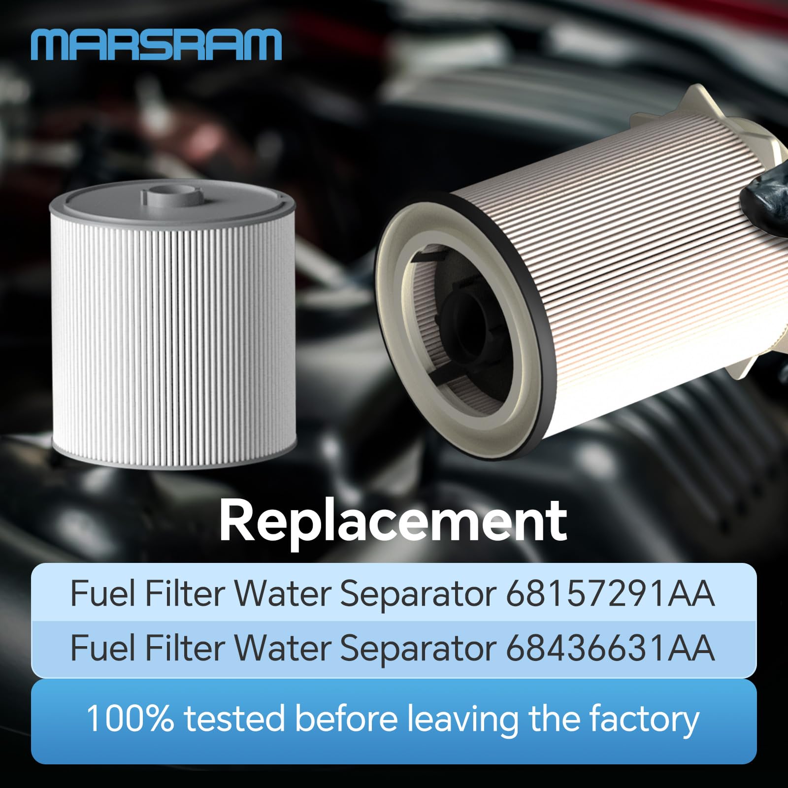 Marsram kit replacement numbers label helps quick compatibility checks