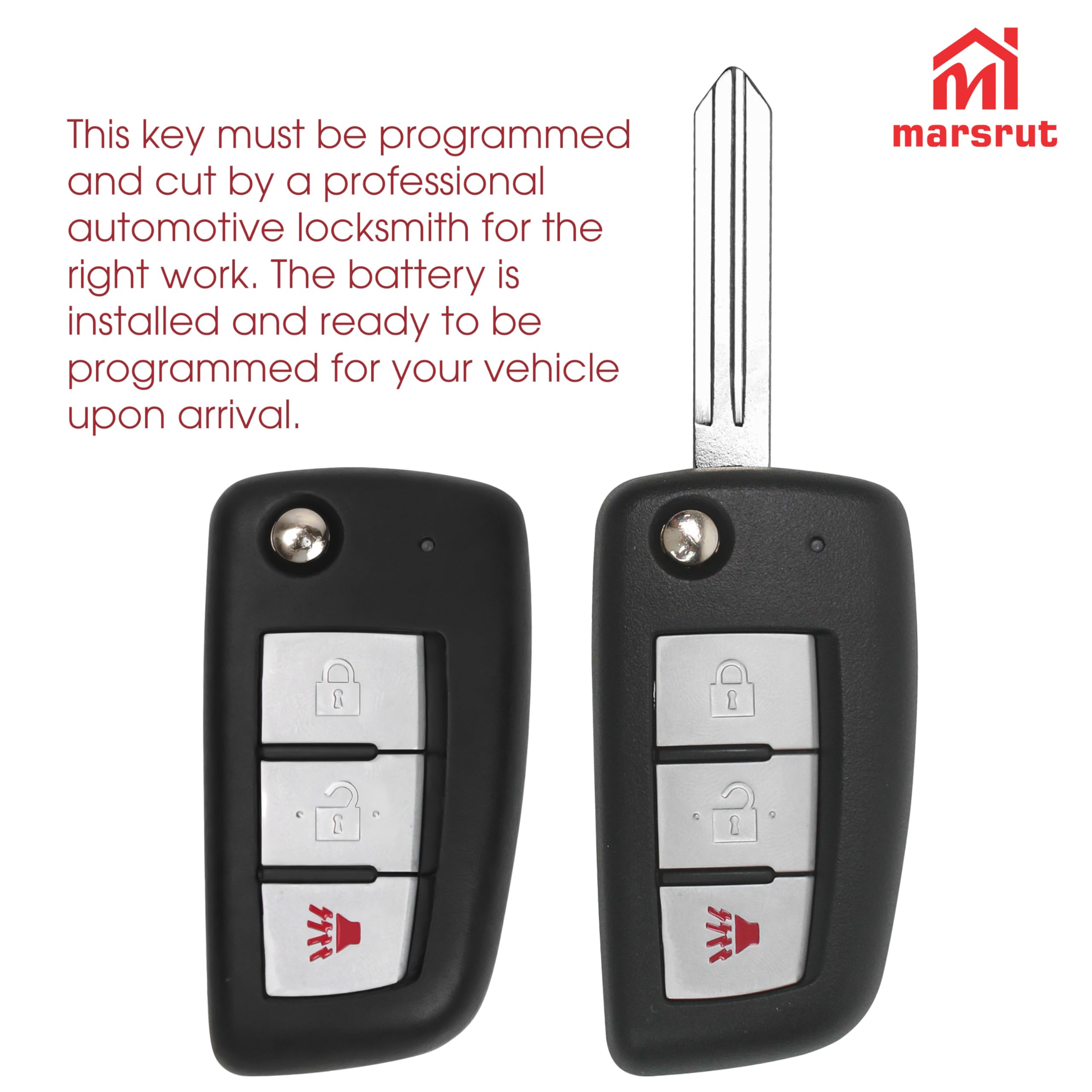 Marsrut key fob with durable shell for long-lasting vehicle access.