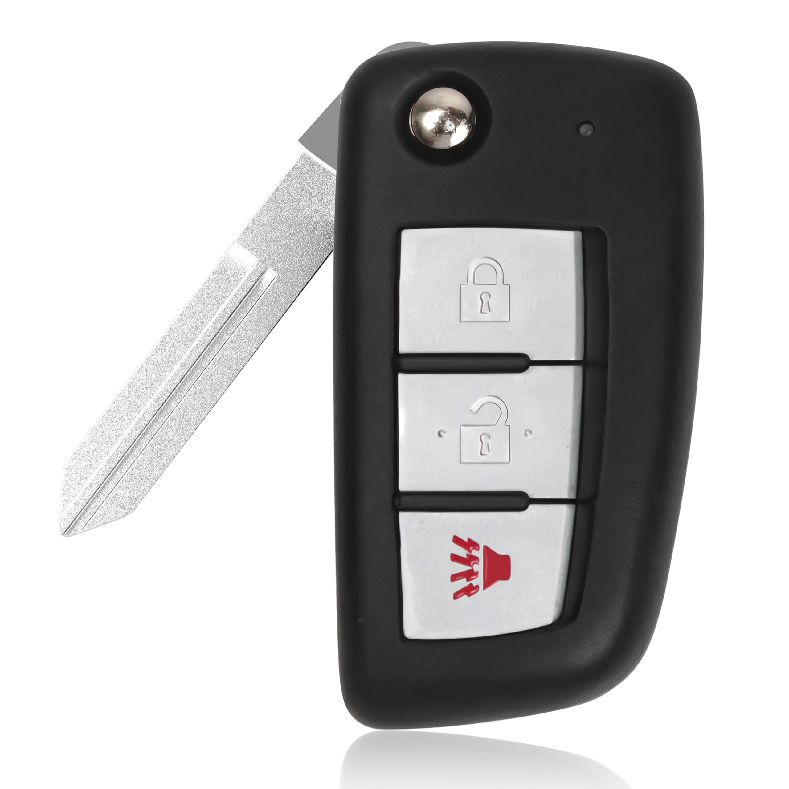 Marsrut Nissan Rogue key fob front view for quick replacement and reliable entry.