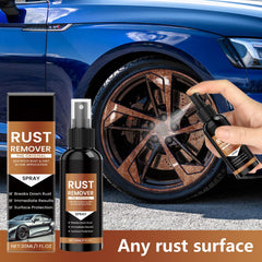 Marveher Rust Remover Spray dries quickly to form a protective coating.