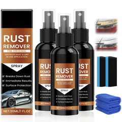 Marveher Rust Remover Spray packshot showing fast rust dissolution and shine restoration.