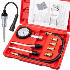 Marvelity compression tester dial provides clear 0-300 PSI readings for fast cylinder checks.