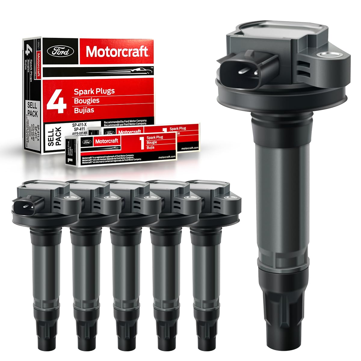 MAS ignition coil pack close-up for NA V6 engines enhancing starting reliability