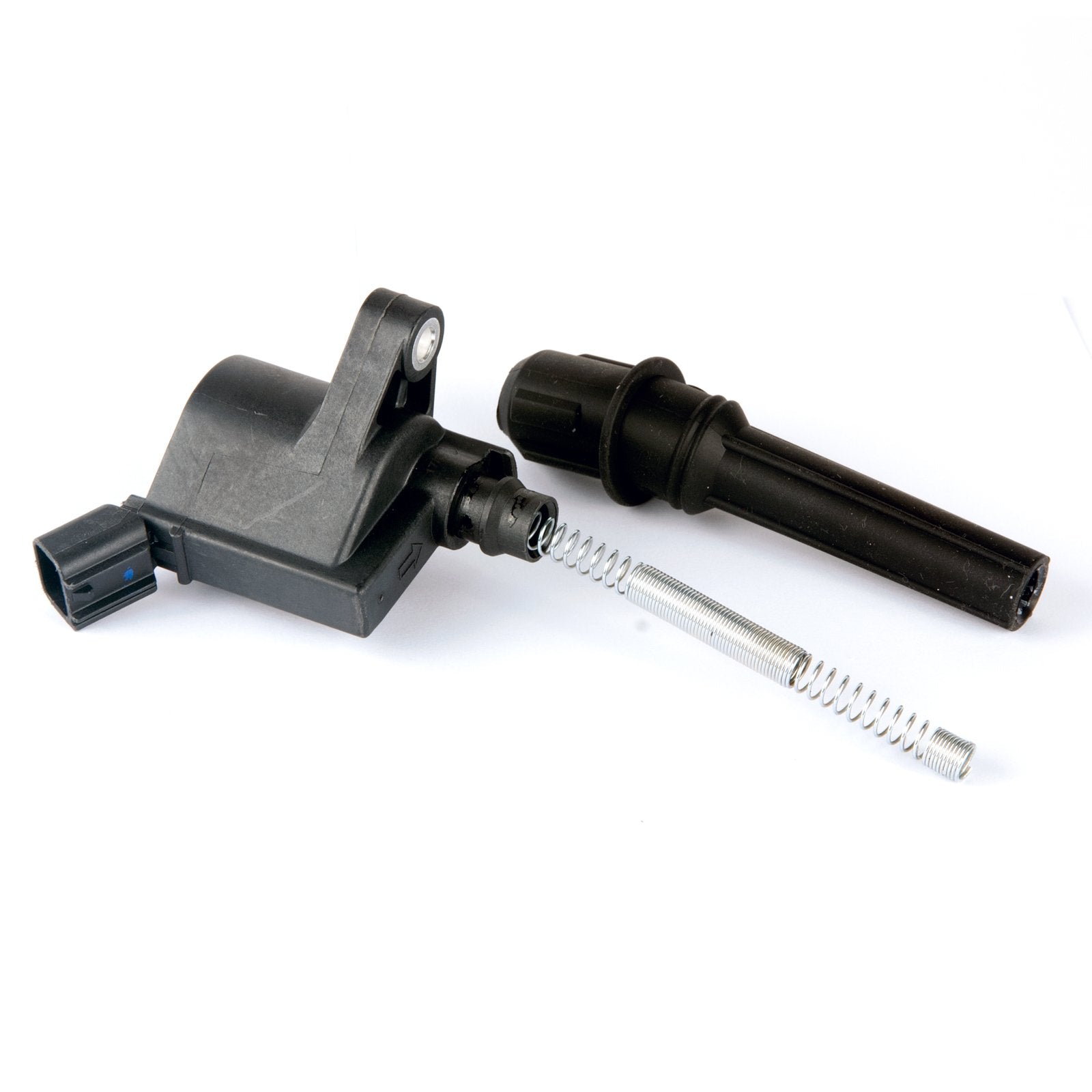 Internal assembly view of MAS ignition coils illustrating coil windings and quality build.