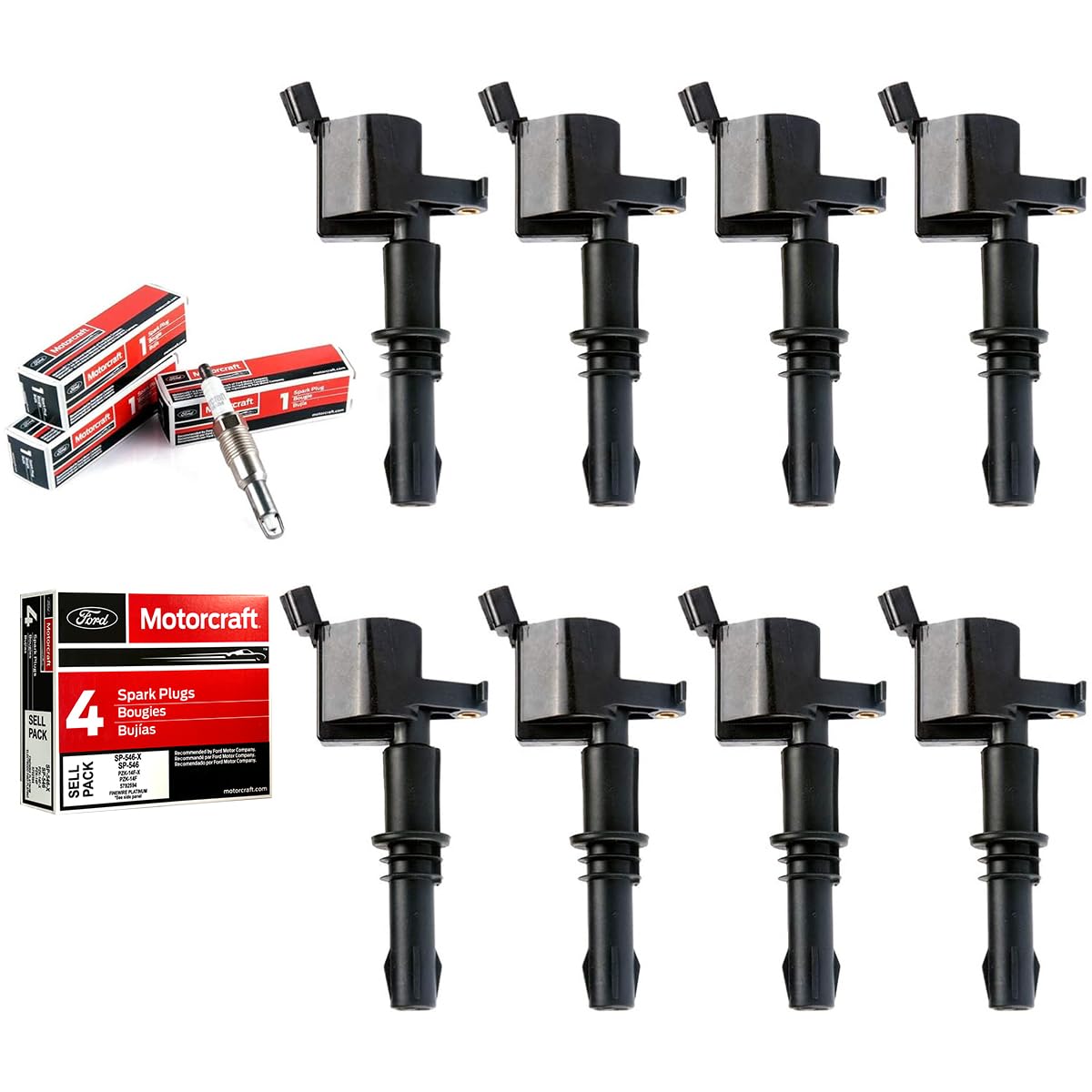 MAS ignition coils with straight boots for Ford 5.4L V8 engines ensure reliable ignition.