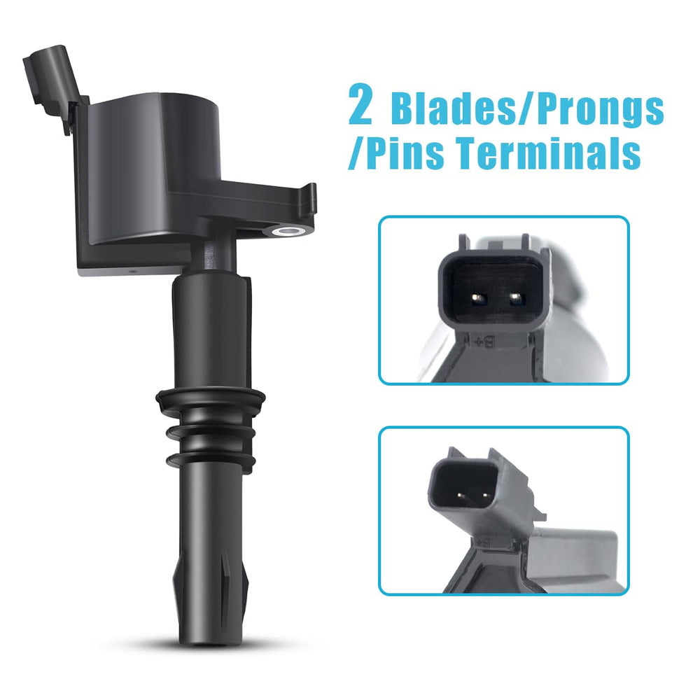 Coils designed for direct OEM replacement on Ford and Lincoln 5.4L V8s.