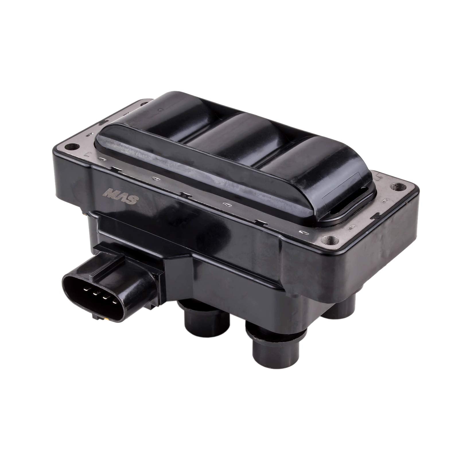 MAS One ignition coil connectors close-up, designed for quick installation.