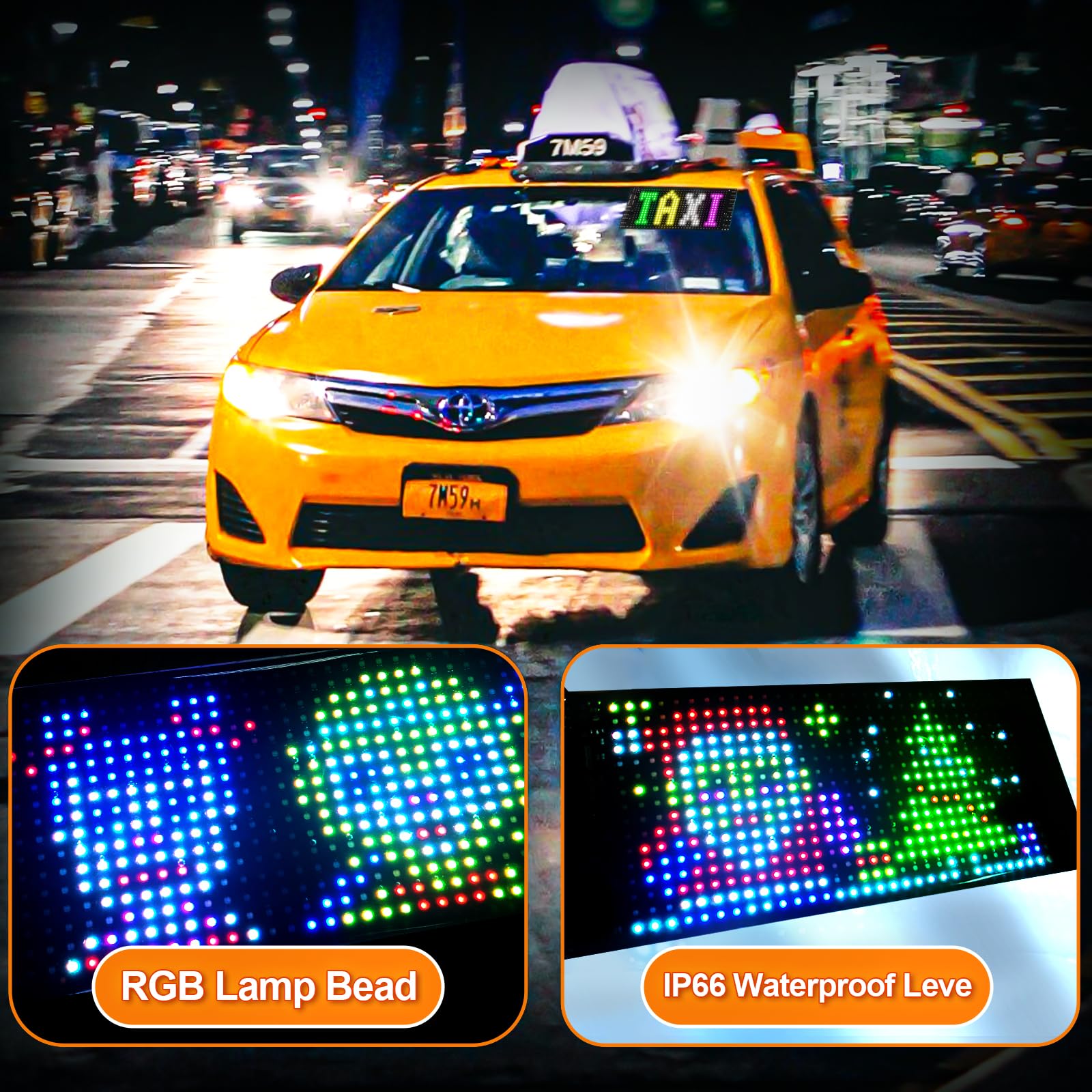 Maschsea LED matrix panel scrolling text presentation example