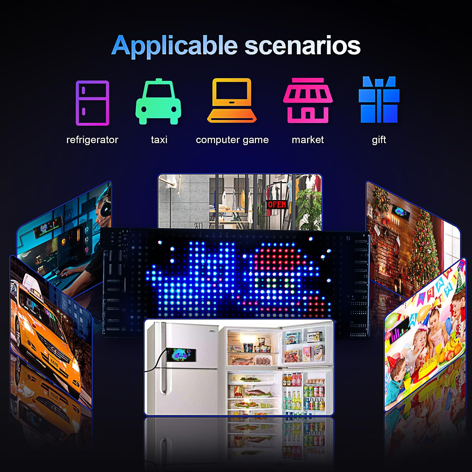 Maschsea versatile uses: car, event, shop display examples