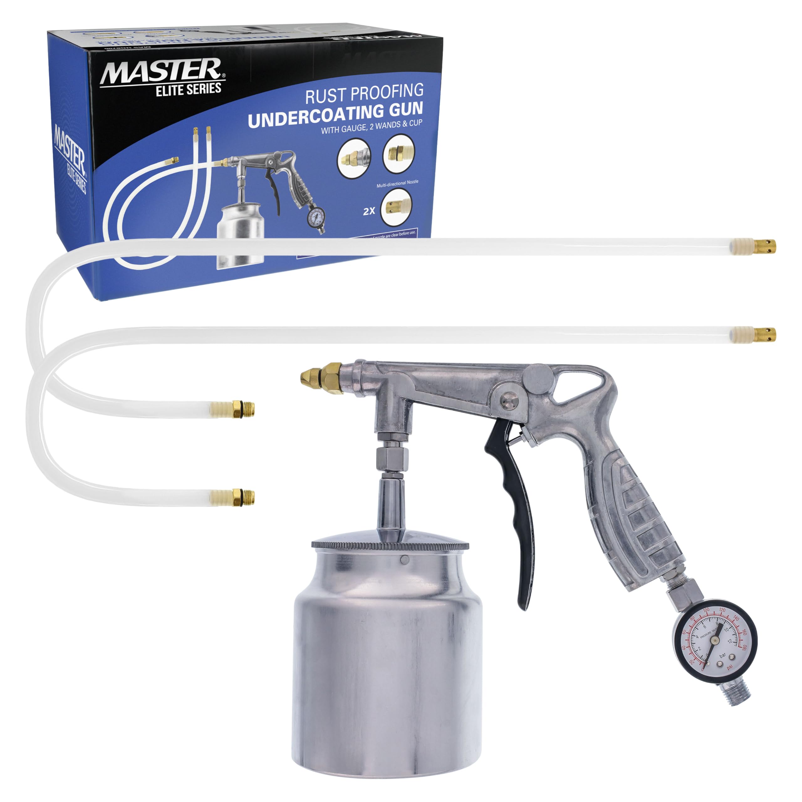 Master Airbrush Master Elite undercoating sprayer with 25 oz cup for large projects.