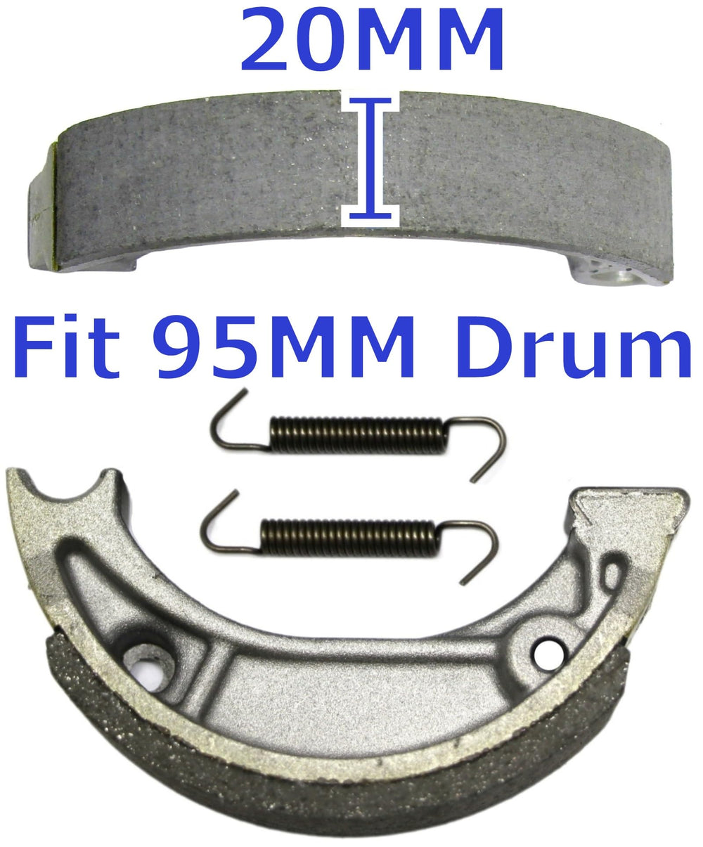 Master Chen brake shoes rear for CRF100F reliable wet braking performance.