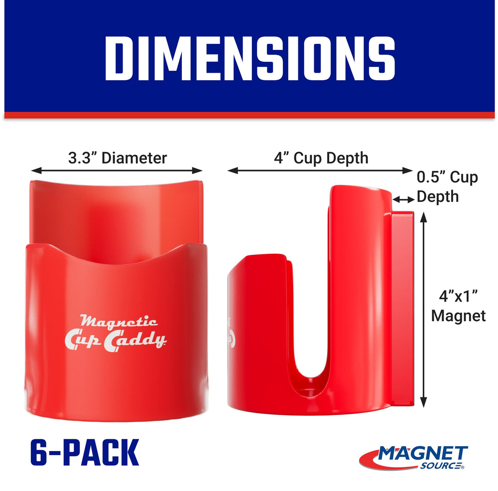 Master Magnetics Magnetic Cup Holder on lawnmower keeping beverages steady