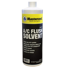Mastercool 91049 bottle front view for professional A/C flush solvent
