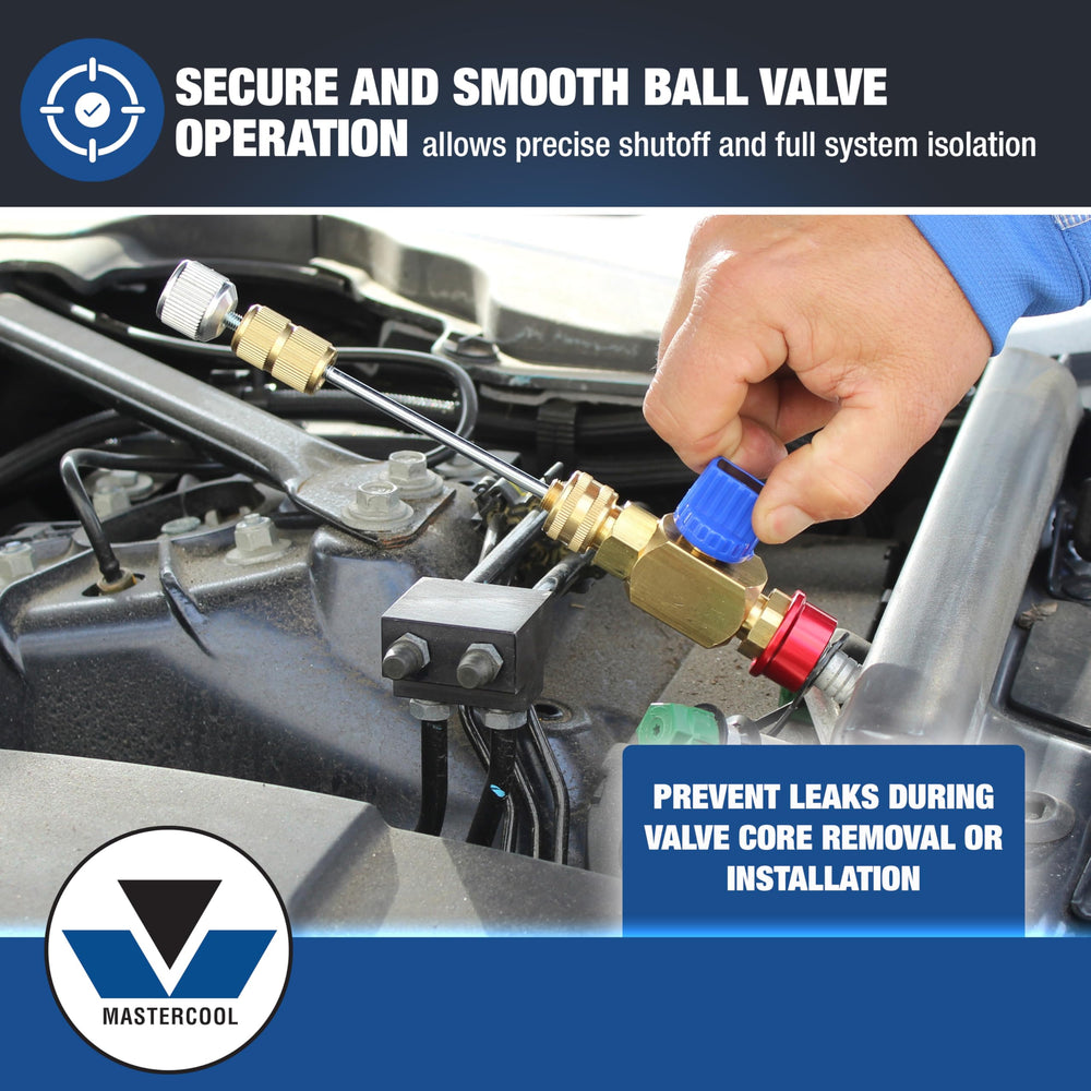 Mastercool Eaton valve-core shafts 8mm and 10mm support Eaton cores.