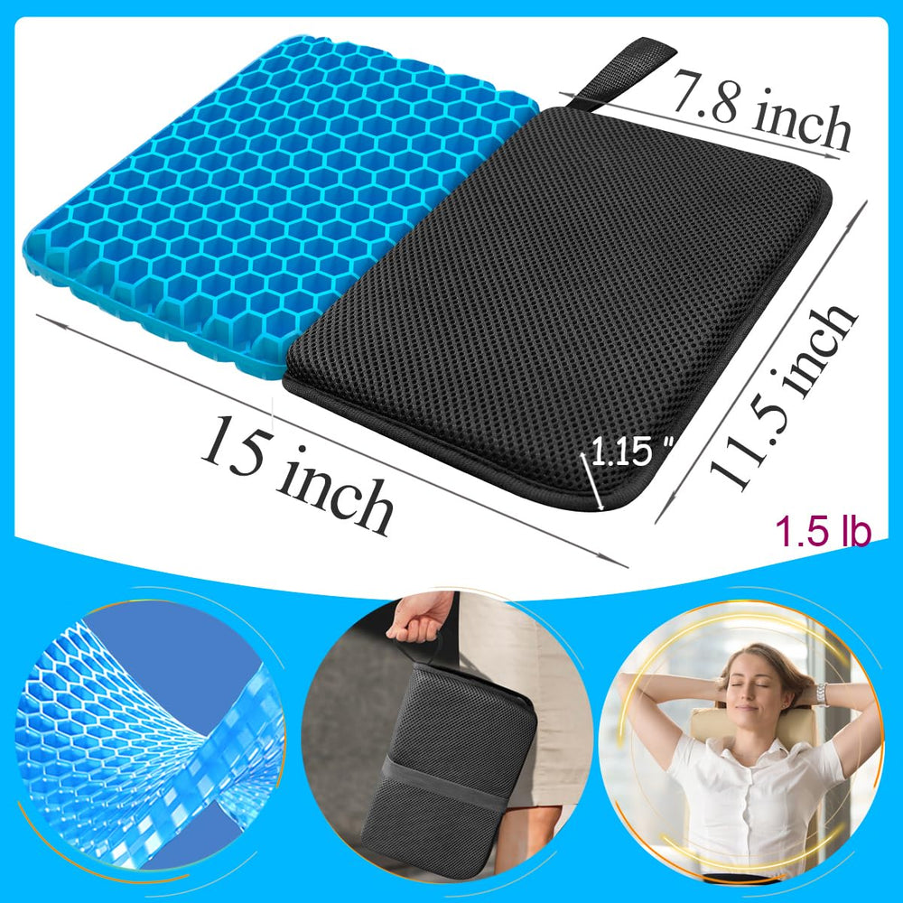 Masteymoh compact cushion stores easily in luggage or backpack