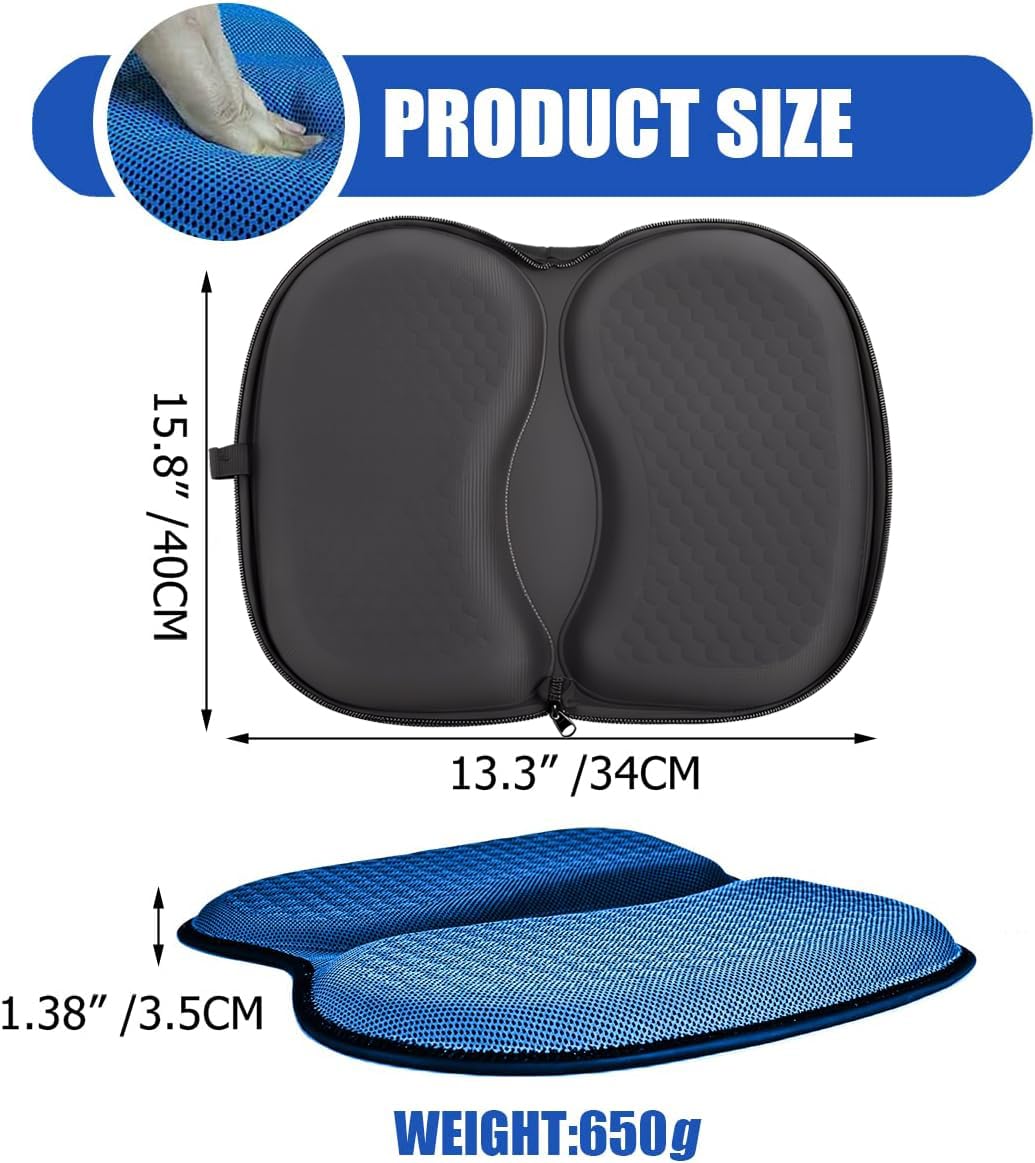 masteymoh cushion folded with zipper for quick storage and transport