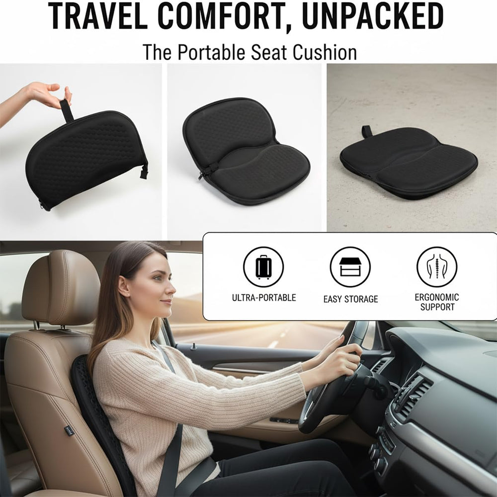 masteymoh unfolded cushion showing 15.8 by 13.3 inch seating size