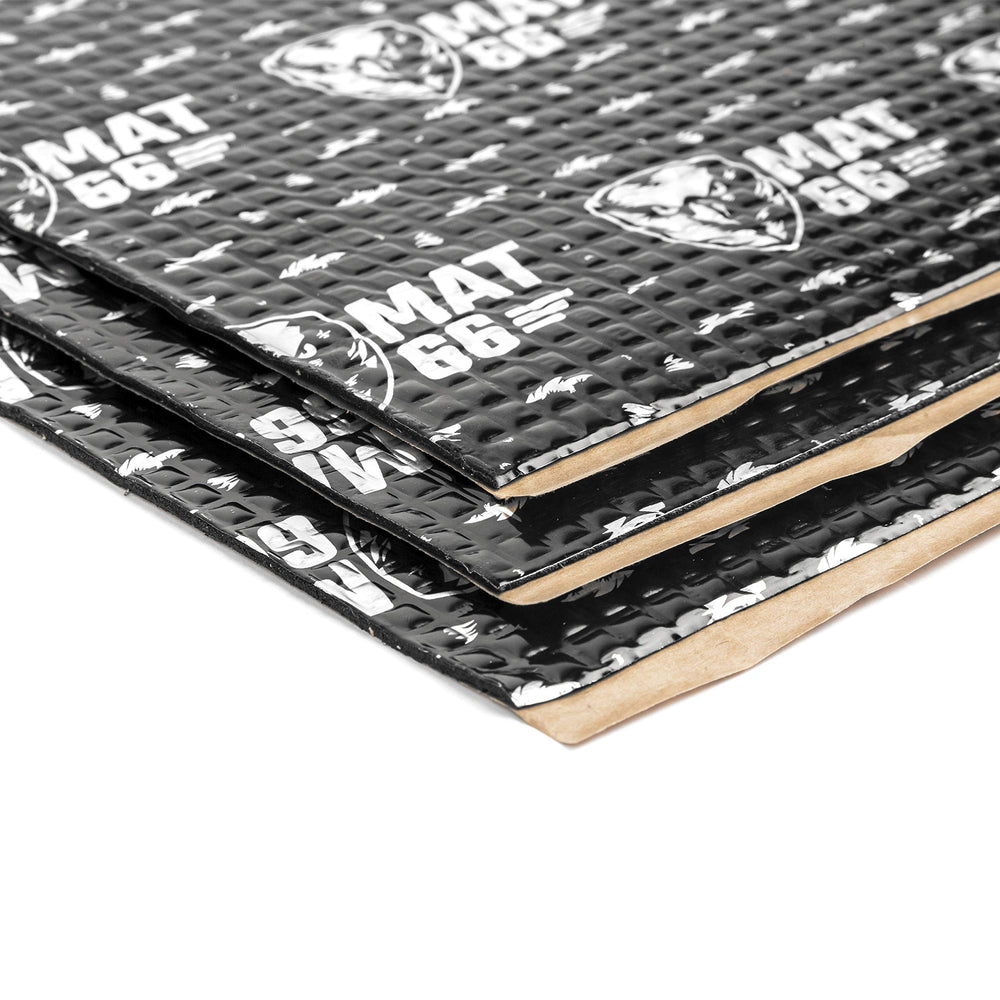 MAT66 ProBlack 80mil sound-deadening roll for vanishing vibration and enhanced acoustics
