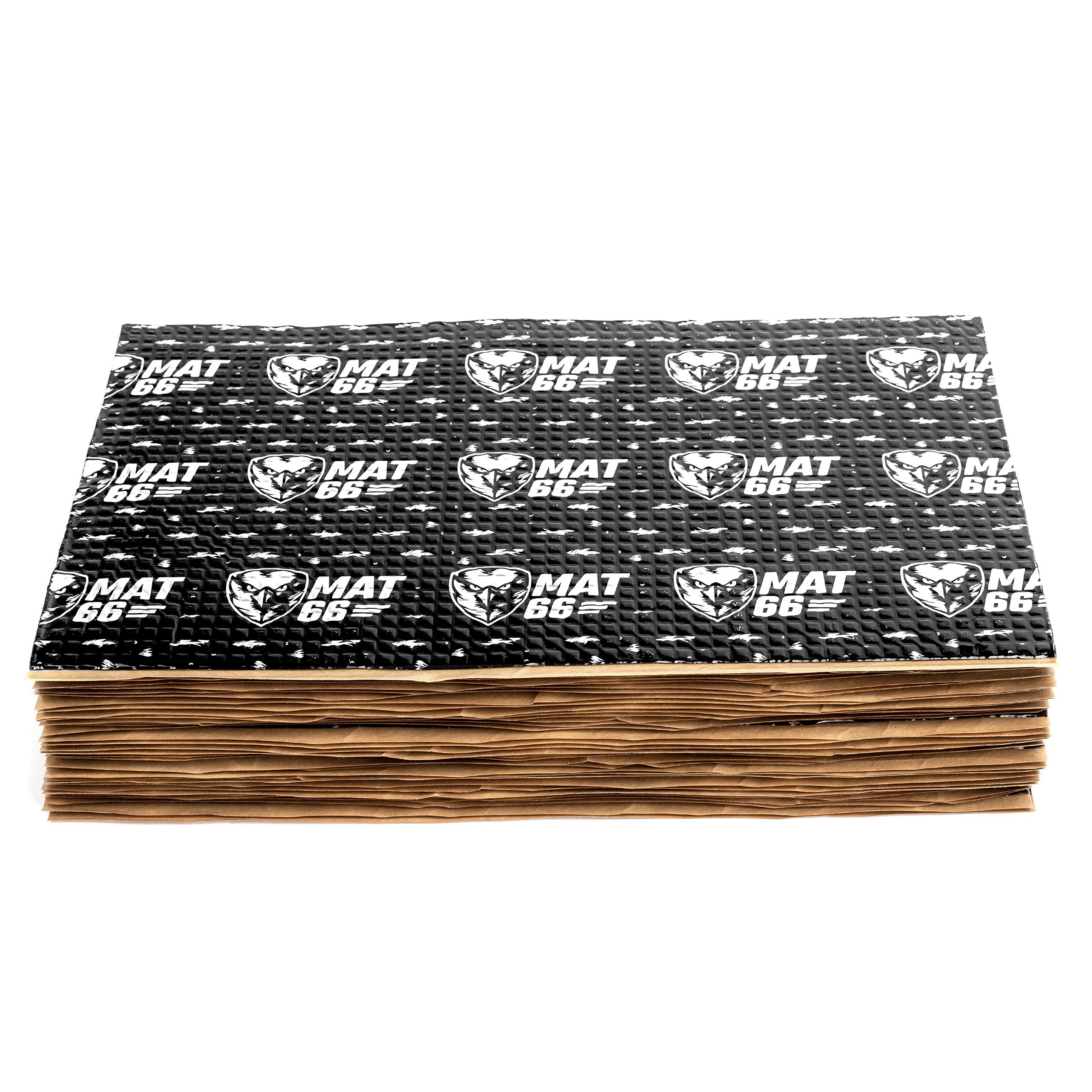 MAT66 ProBlack foil coverage shows 36 sq ft insulation area