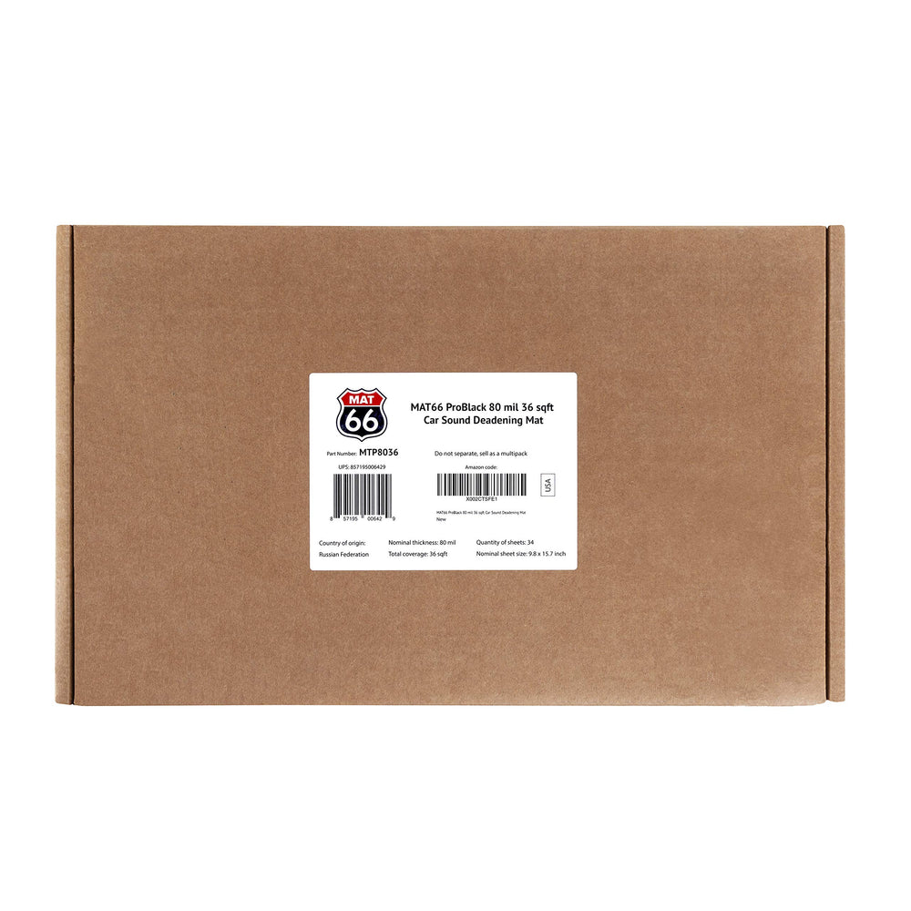 MAT66 ProBlack installation guide shows smooth, professional results