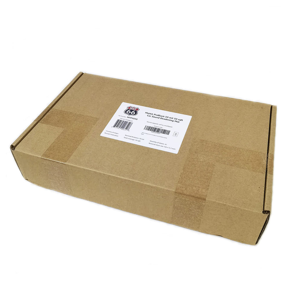 MAT 66 ProBlack sheet size 250x400 mm for easy cutting.