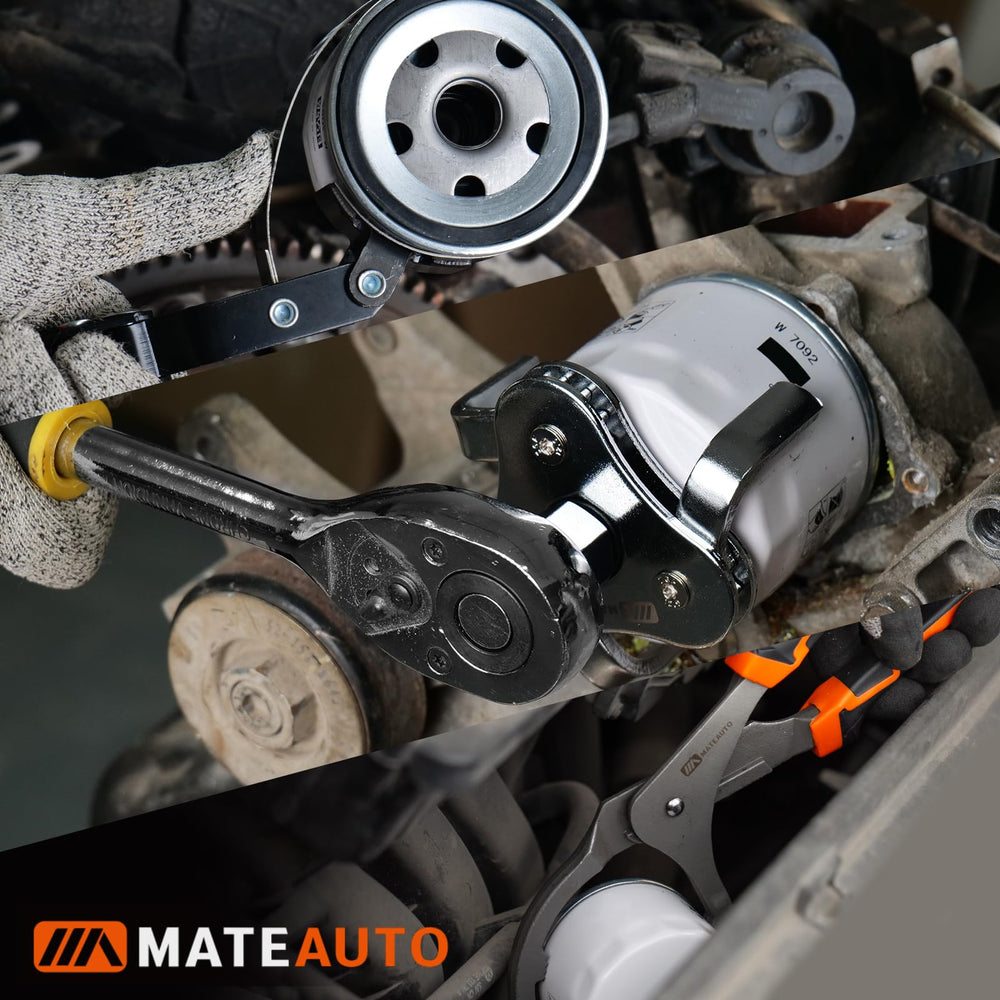 Compact storage case keeps the MateAuto wrench set organized.