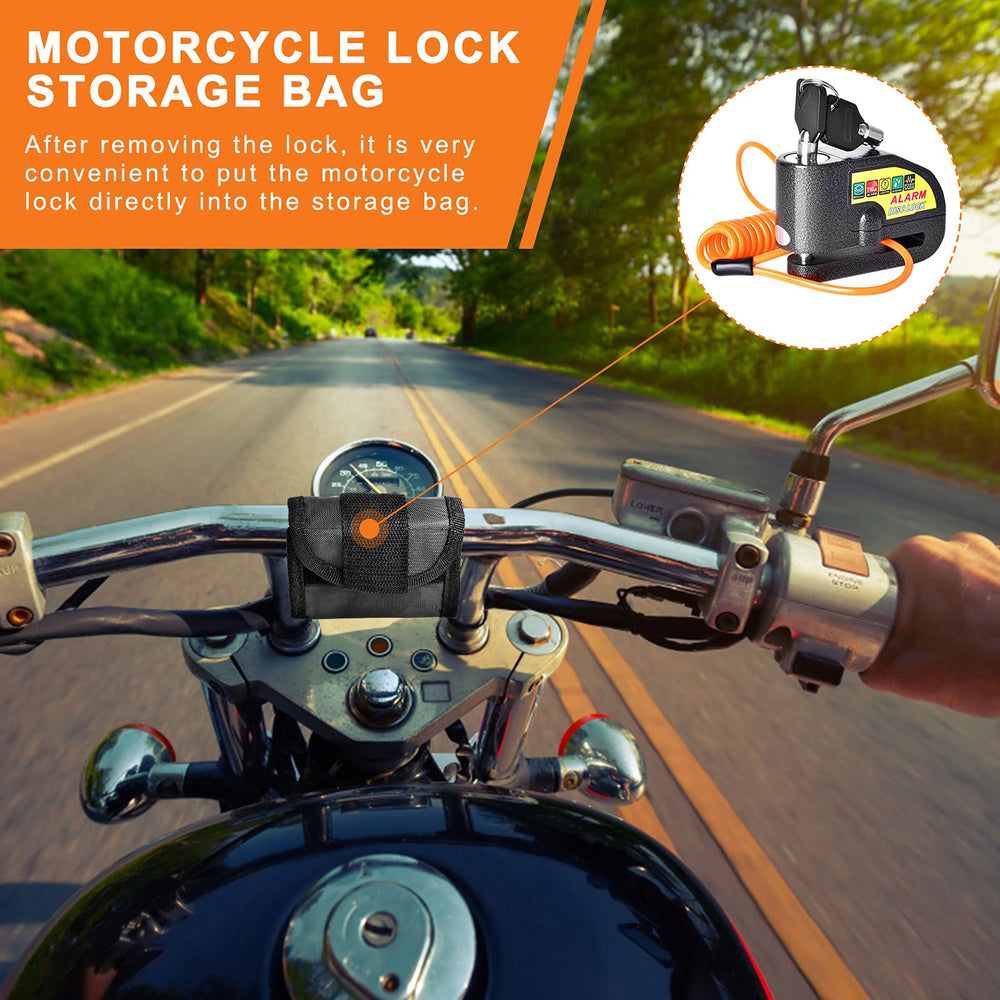 Mathtoxyz lock fits most disc brakes under 7 mm rotor.